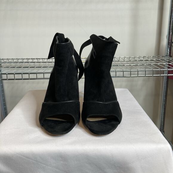 Alexandre Birman Women's Black Suede Ankle Boots Pumps Size 39.5/9.5 Y2K Vibes‎ - Picture 5 of 6
